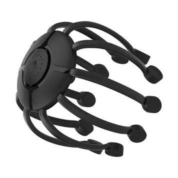 Вібро електромасажер для голови Head Massager BLACK для зняття стресу та розслаблення 0794 фото