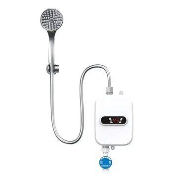Термостатичний водонагрівач Delimano RX-021 з LCD екраном і душем потужністю 3500W 0850 фото