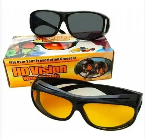 Антибликовые очки для водителя HD Vision, 2 пары (день + ночь) 0083 фото