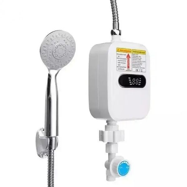 Термостатичний водонагрівач Delimano RX-021 з LCD екраном і душем потужністю 3500W 0850 фото