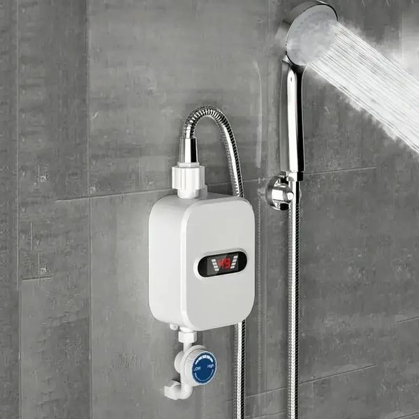 Термостатичний водонагрівач Delimano RX-021 з LCD екраном і душем потужністю 3500W 0850 фото