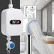 Термостатичний водонагрівач Delimano RX-021 з LCD екраном і душем потужністю 3500W 0850 фото 4