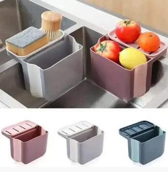 Кухонний органайзер на раковину Organizer wash basin, тримач для мочалок на мийку 0318 фото