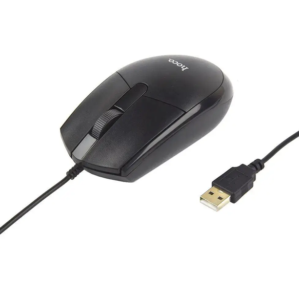 Комп'ютерний комплект (дротова клавіатура + дротова миша) Hoco GM16 USB 0699 фото