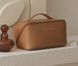 Косметичка MAKE UP BAG Brown для зберігання косметичних засобів у стильному дизайні 0790 фото 7