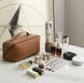 Косметичка MAKE UP BAG Brown для зберігання косметичних засобів у стильному дизайні 0790 фото 6
