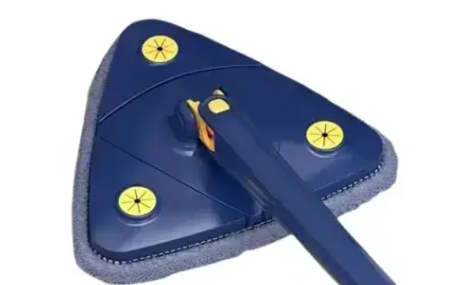 Телескопічна трикутна швабра із самовіджимом Multi function mop BLUE 0645 фото