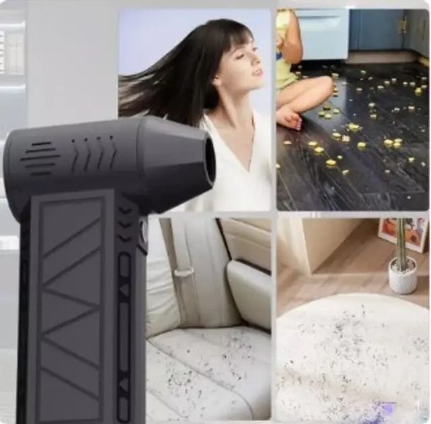 Універсальна воздуходувка акумуляторний турбінний вентилятор Mini Jet Fan ZY7400-SE 0849 фото