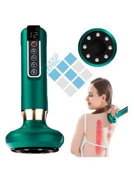 Ергономічний масажер Cupping Massager GREEN для глибокого розслаблення та догляду за тілом 0796 фото