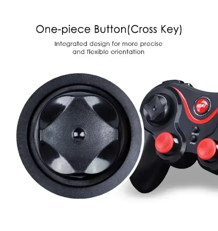 Ігровий бездротовий Bluetooth джойстик Android UKC Gen Game V8 Black/Red 0567 фото