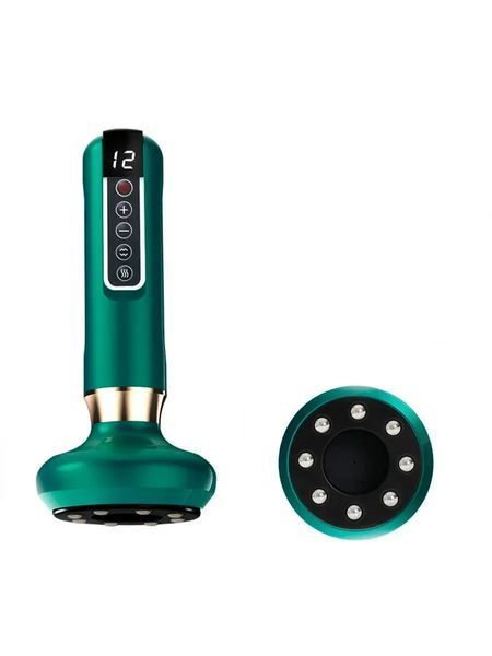 Ергономічний масажер Cupping Massager GREEN для глибокого розслаблення та догляду за тілом 0796 фото