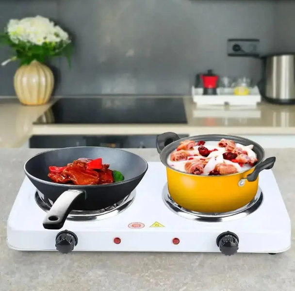 Плита електрична на дві конфорки Double Hotplate BOKO H-003L 0087 фото
