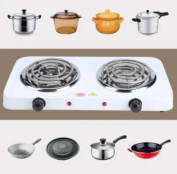 Плита електрична на дві конфорки Double Hotplate BOKO H-003L 0087 фото