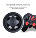Ігровий бездротовий Bluetooth джойстик Android UKC Gen Game V8 Black/Red 0567 фото 3