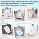 Портативный детский термопринтер Mini Printer Blue для смартфона с Bluetooth 0498 фото 3
