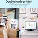 Портативный детский термопринтер Mini Printer Blue для смартфона с Bluetooth 0498 фото 5