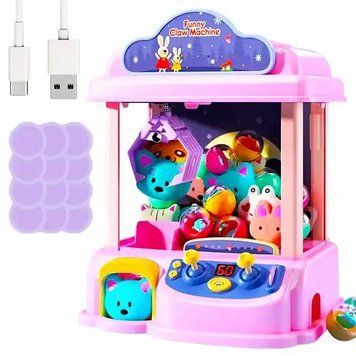 Автомат ігровий дитячий Claw Machine з краном для захоплення іграшок, світловими та звуковими ефектами 0903 фото