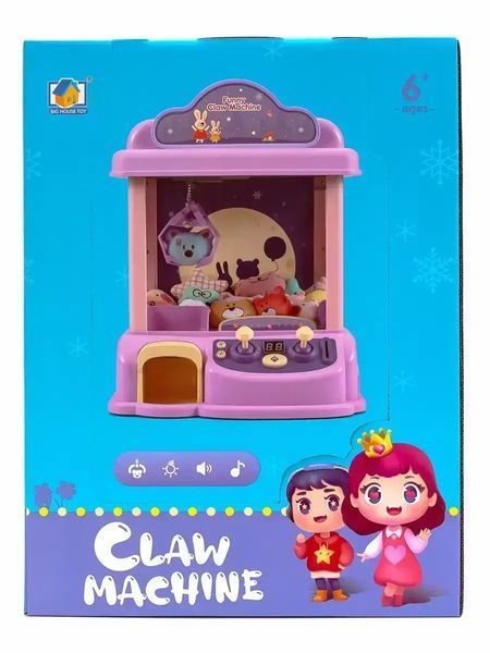 Автомат ігровий дитячий Claw Machine з краном для захоплення іграшок, світловими та звуковими ефектами 0903 фото