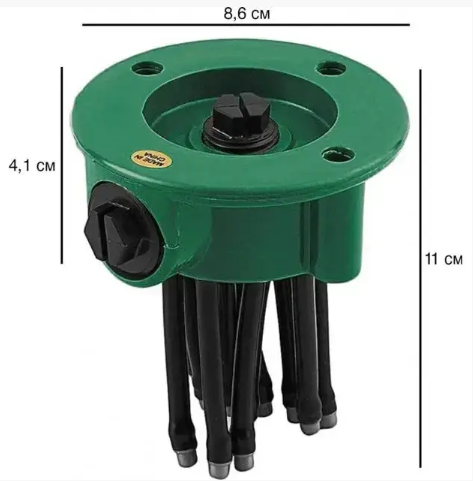 Спринклерный ороситель для полива газона 360 Multifunctional Water Sprinklers RIO 0647 фото