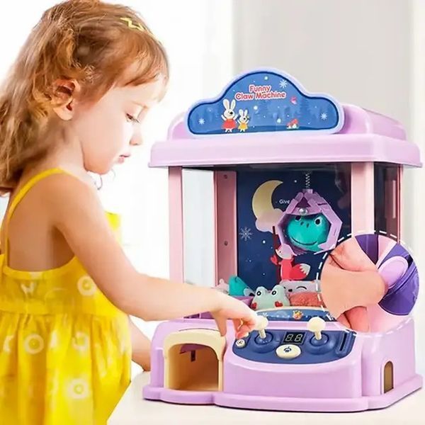 Автомат ігровий дитячий Claw Machine з краном для захоплення іграшок, світловими та звуковими ефектами 0903 фото