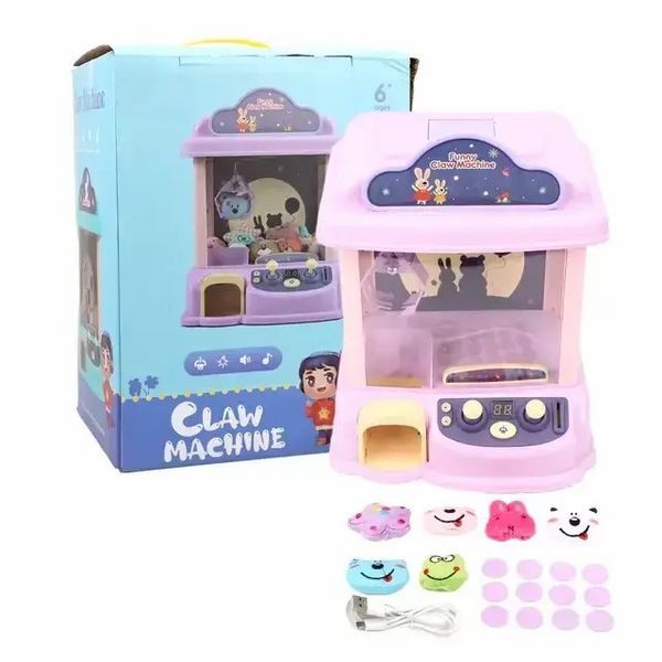 Автомат ігровий дитячий Claw Machine з краном для захоплення іграшок, світловими та звуковими ефектами 0903 фото
