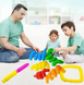 Пластиковые эластичные трубки Fidget Pop Tube 12 шт, сенсорная антистресс игрушка для детей 0568 фото 1
