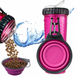Двойная бутылка для воды и корма Snack Duo со складывающейся миской 0707 фото 1