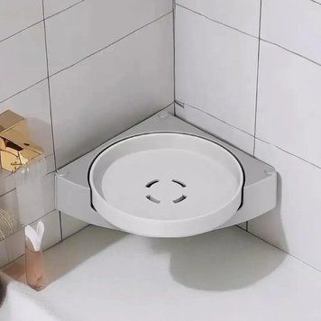 Багатофункціональна поворотна полиця Multi Functional Rotational Tray для зручного зберігання та організації 0798 фото